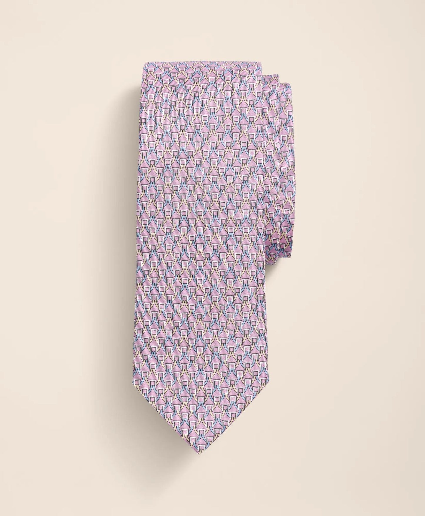 Silk Bit Link Motif Tie | Brooks Brothers on sale