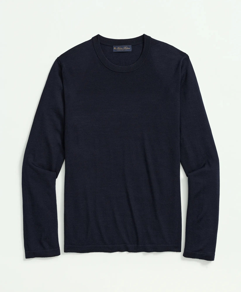 Lightweight Luxe All-Season Sweater, Crewneck | Brooks Brothers for sale - US 5847