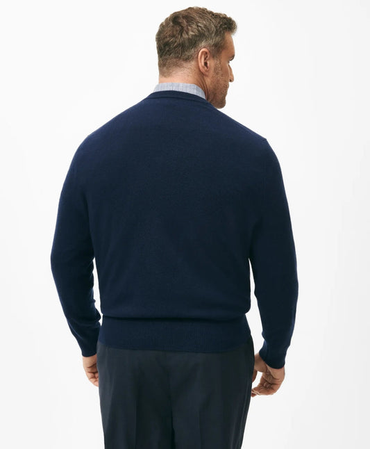 Big & Tall 3-Ply Cashmere V-Neck Sweater | Brooks Brothers on sale