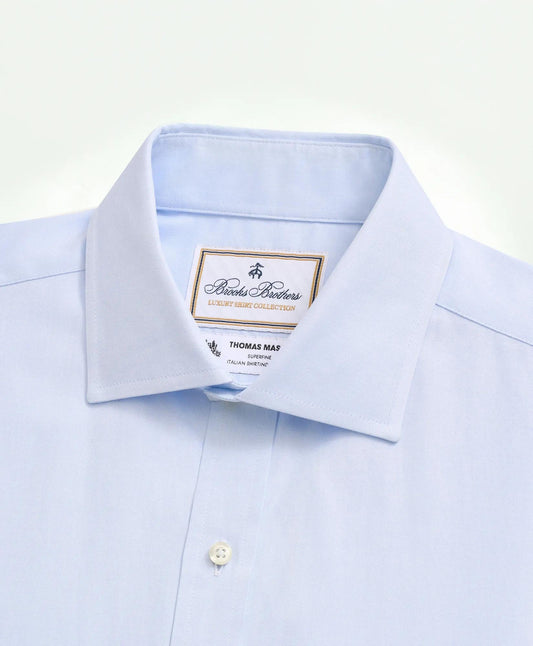 Brooks Brothers X Thomas Mason® Cotton Pinpoint Oxford English Collar Dress Shirt | Brooks Brothers sale
