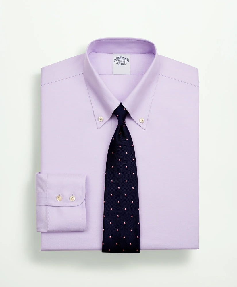 Stretch Supima® Cotton Non-Iron Twill Button-Down Collar Dress Shirt | Brooks Brothers online shop - US 6351