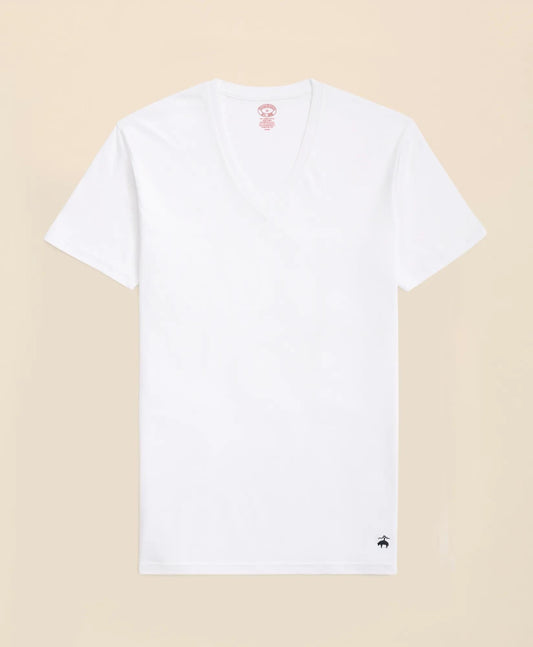 Supima® Cotton V-Neck Undershirt-3 Pack | Brooks Brothers sale