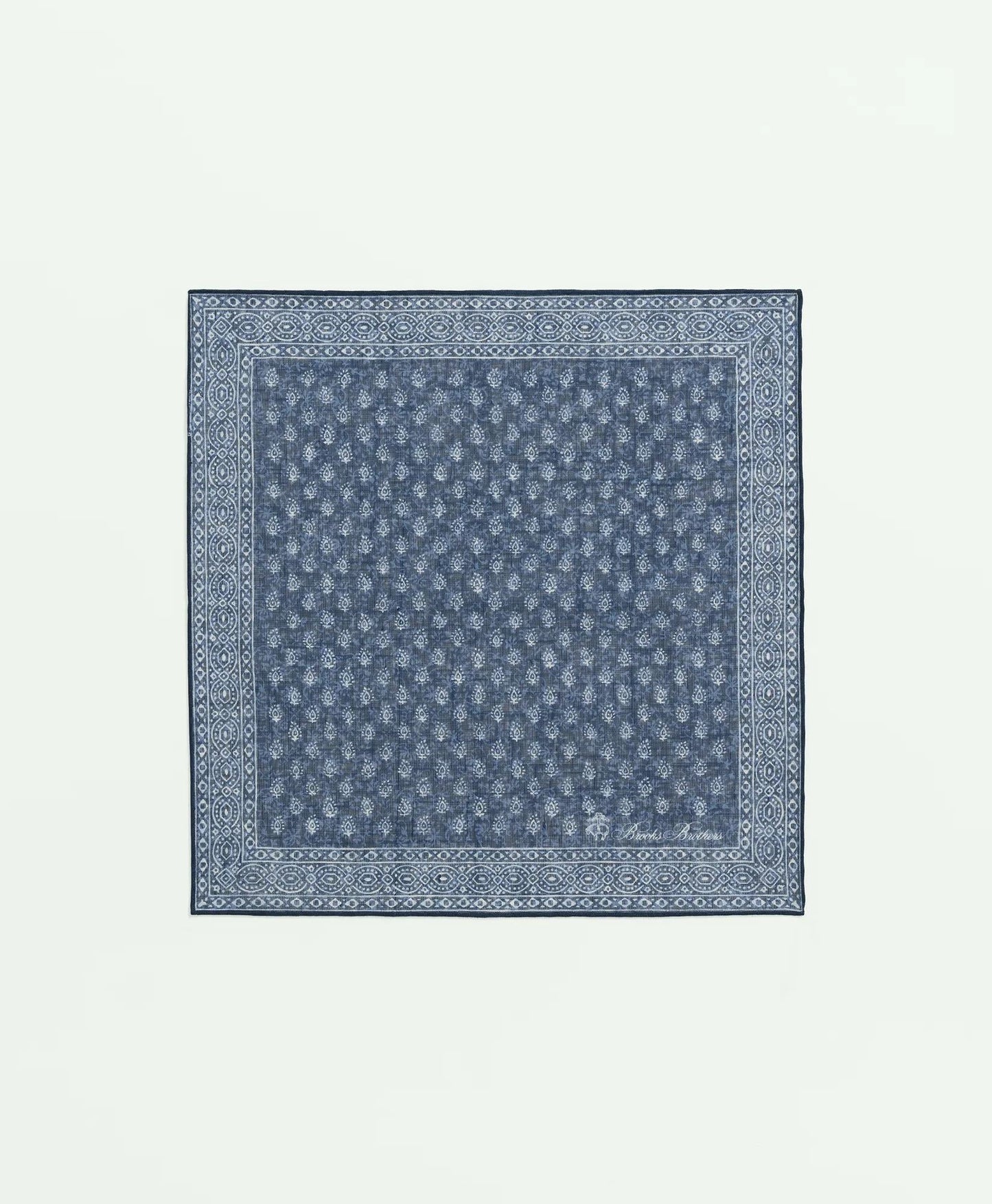 Batik Foulard Cotton-Linen Pocket Square | Brooks Brothers online shop