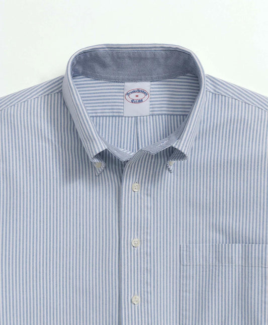 Friday Oxford Shirt, Striped Pop-Over | Brooks Brothers for sale
