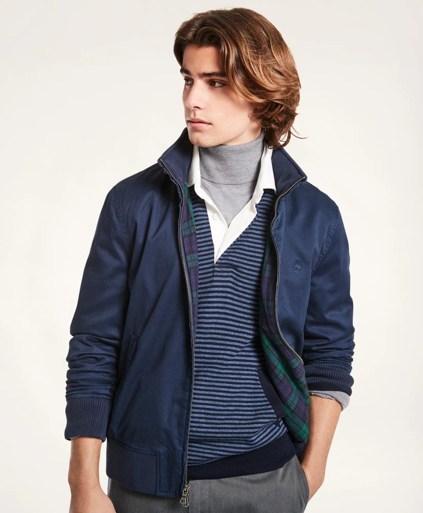 Cotton Bomber Jacket | Brooks Brothers cheap - US 2870