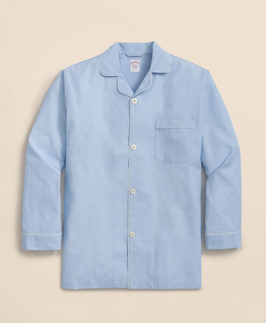 Cotton Broadcloth Pajamas | Brooks Brothers on sale