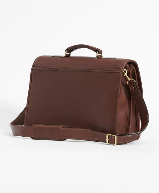 Leather Briefcase | Brooks Brothers online shop