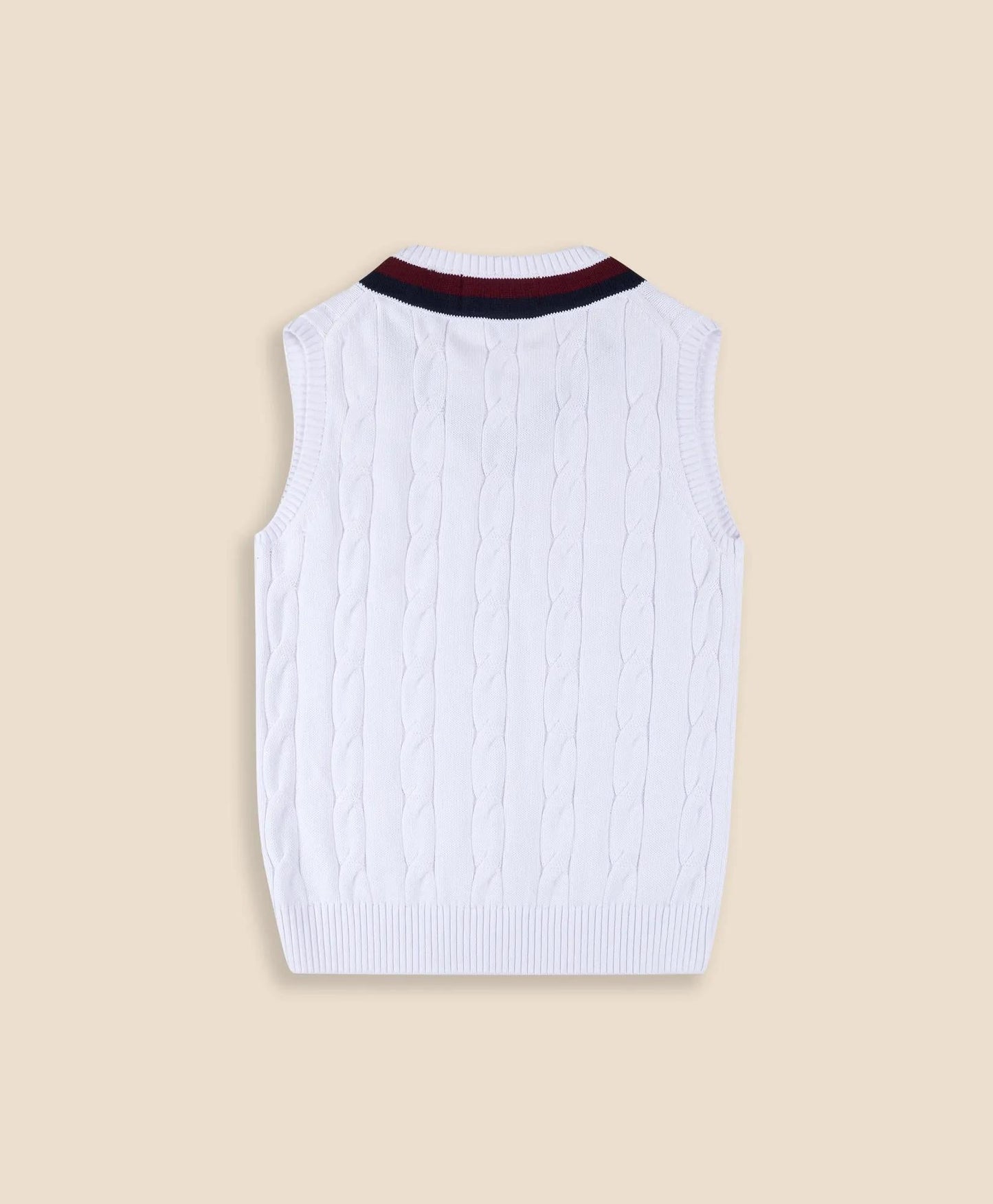 Boys Classic Cable Knit Tennis Vest | Brooks Brothers on sale