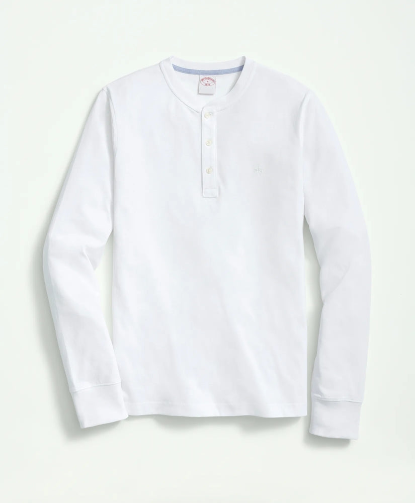 Cotton Henley Long-Sleeve T-Shirt | Brooks Brothers online - US 8921