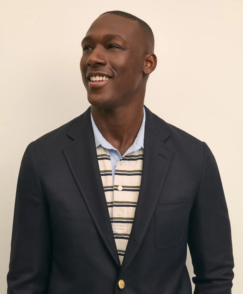 1818 No. 1 Sack Blazer in Dobby Wool | Brooks Brothers online shop