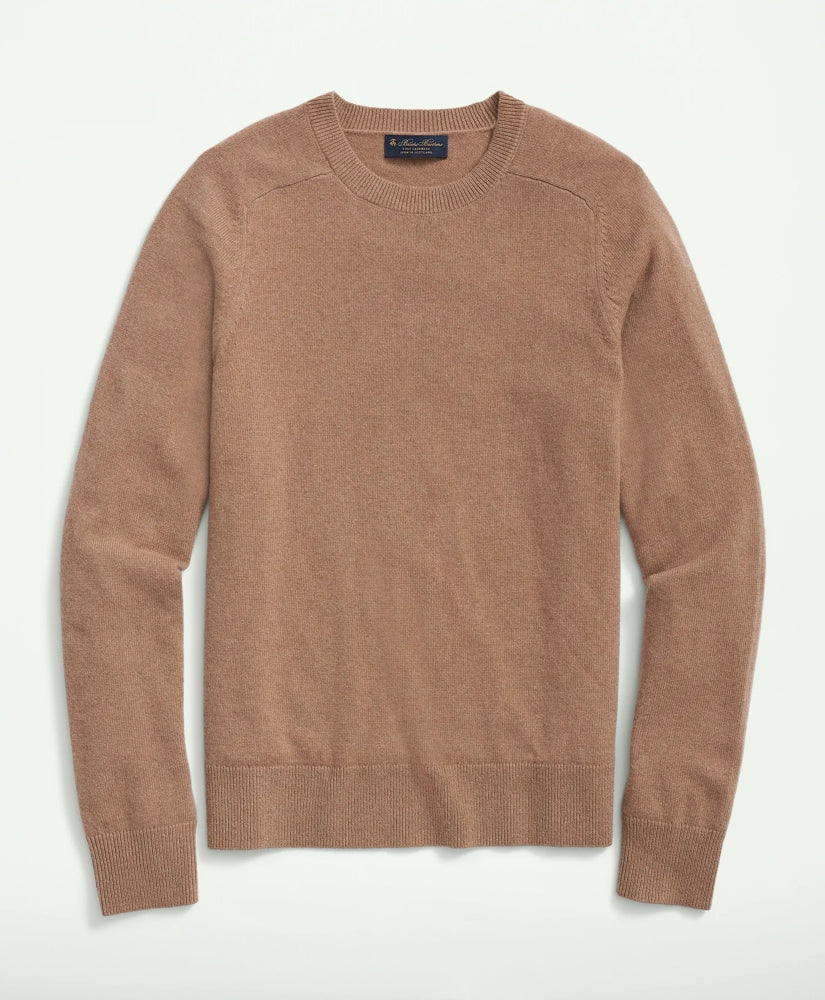 3-Ply Cashmere Crewneck Saddle Shoulder Sweater | Brooks Brothers sale - US 8751