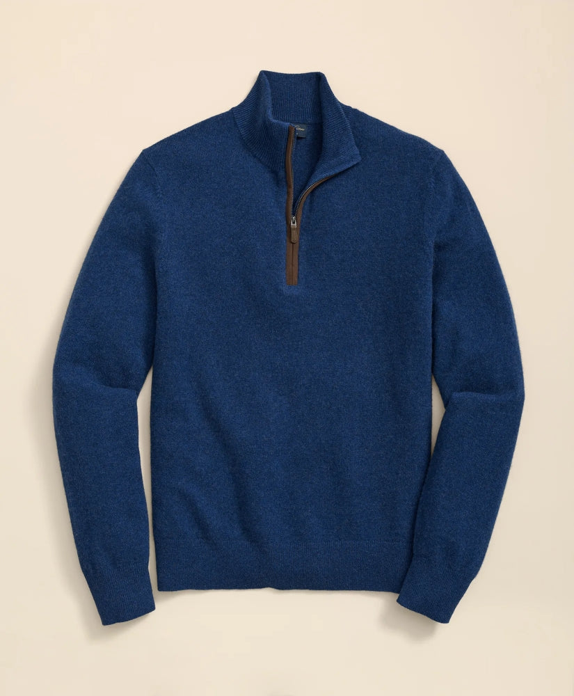 3-Ply Cashmere Quarter-Zip Sweater | Brooks Brothers cheap - US 7385