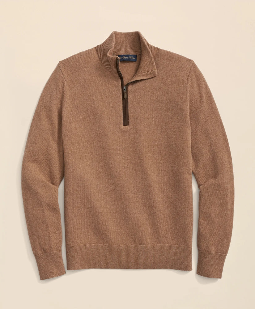 3-Ply Cashmere Quarter-Zip Sweater | Brooks Brothers cheap - US 7385