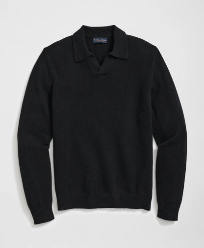 3-Ply Cashmere Jonny Collar Polo Sweater | Brooks Brothers cheap