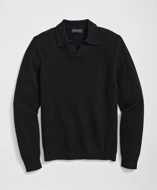 3-Ply Cashmere Jonny Collar Polo Sweater | Brooks Brothers cheap