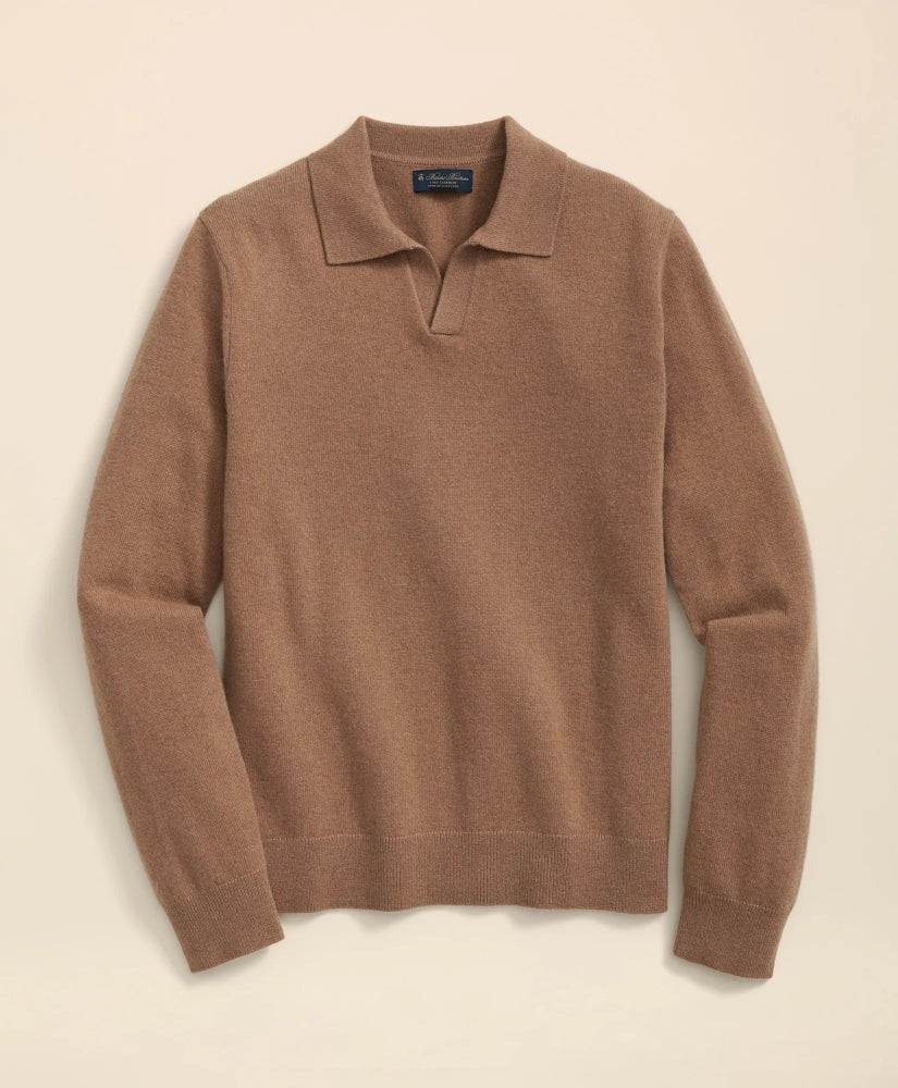 3-Ply Cashmere Jonny Collar Polo Sweater | Brooks Brothers cheap - US 7459