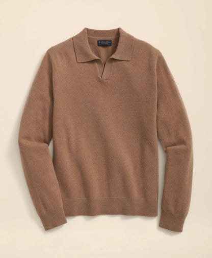 3-Ply Cashmere Jonny Collar Polo Sweater | Brooks Brothers cheap - US 7459