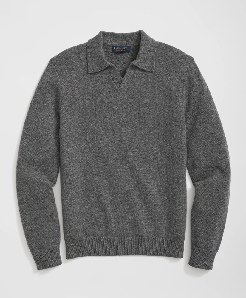 3-Ply Cashmere Jonny Collar Polo Sweater | Brooks Brothers cheap - US 7459