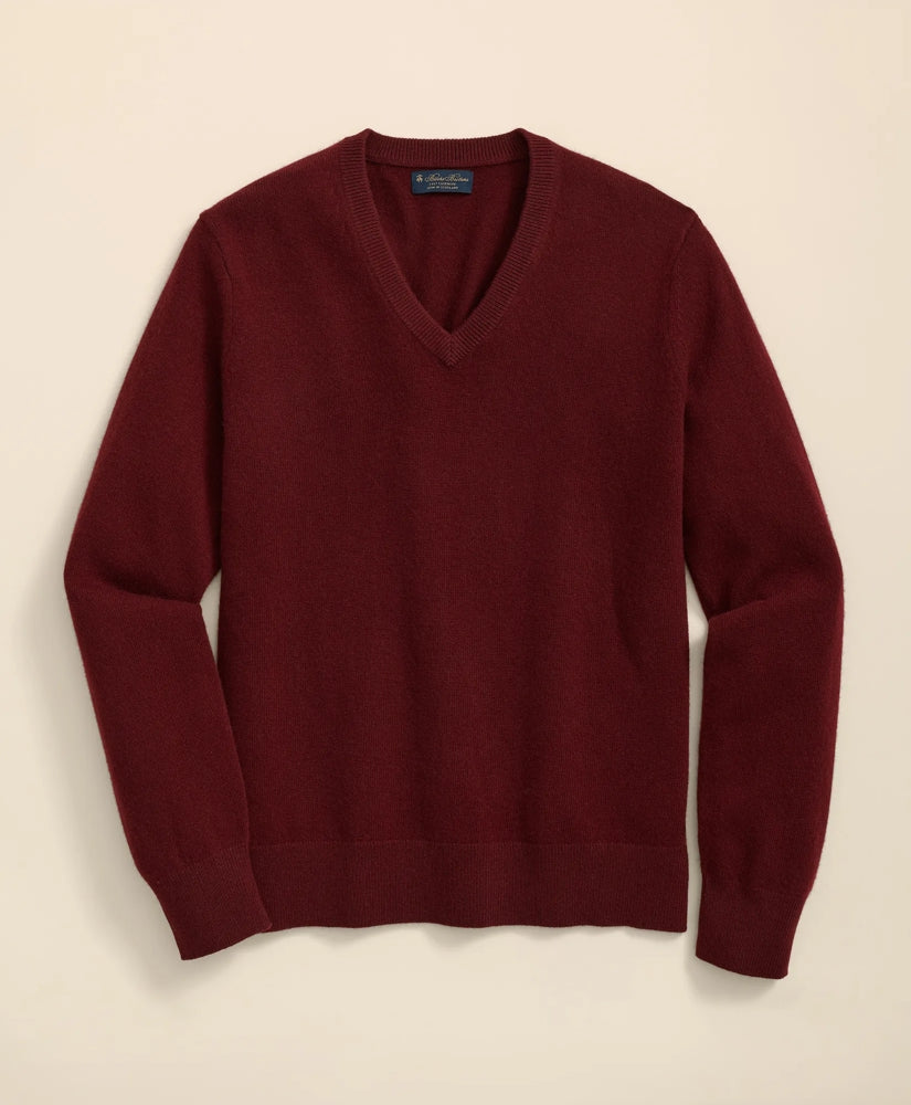 3-Ply Cashmere V-Neck Sweater | Brooks Brothers online - US 7937
