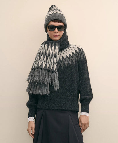 Alpaca-Wool Blend Scarf | Brooks Brothers online shop