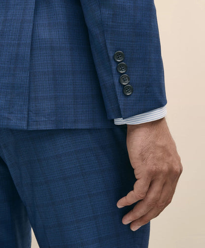 American-Made Slim Fit Multi Checked 1818 Suit | Brooks Brothers for sale
