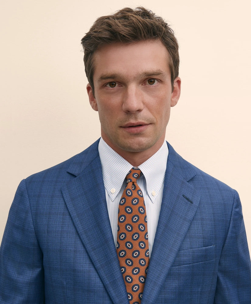 American-Made Slim Fit Multi Checked 1818 Suit | Brooks Brothers for sale