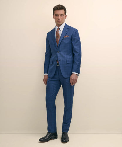 American-Made Slim Fit Multi Checked 1818 Suit | Brooks Brothers for sale