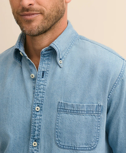 Archival Denim Shirt in Cotton Twill | Brooks Brothers online