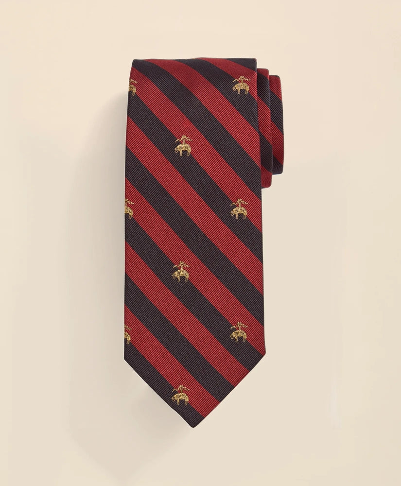 BB#4 Fleece Rep Tie | Brooks Brothers online shop - US 3799
