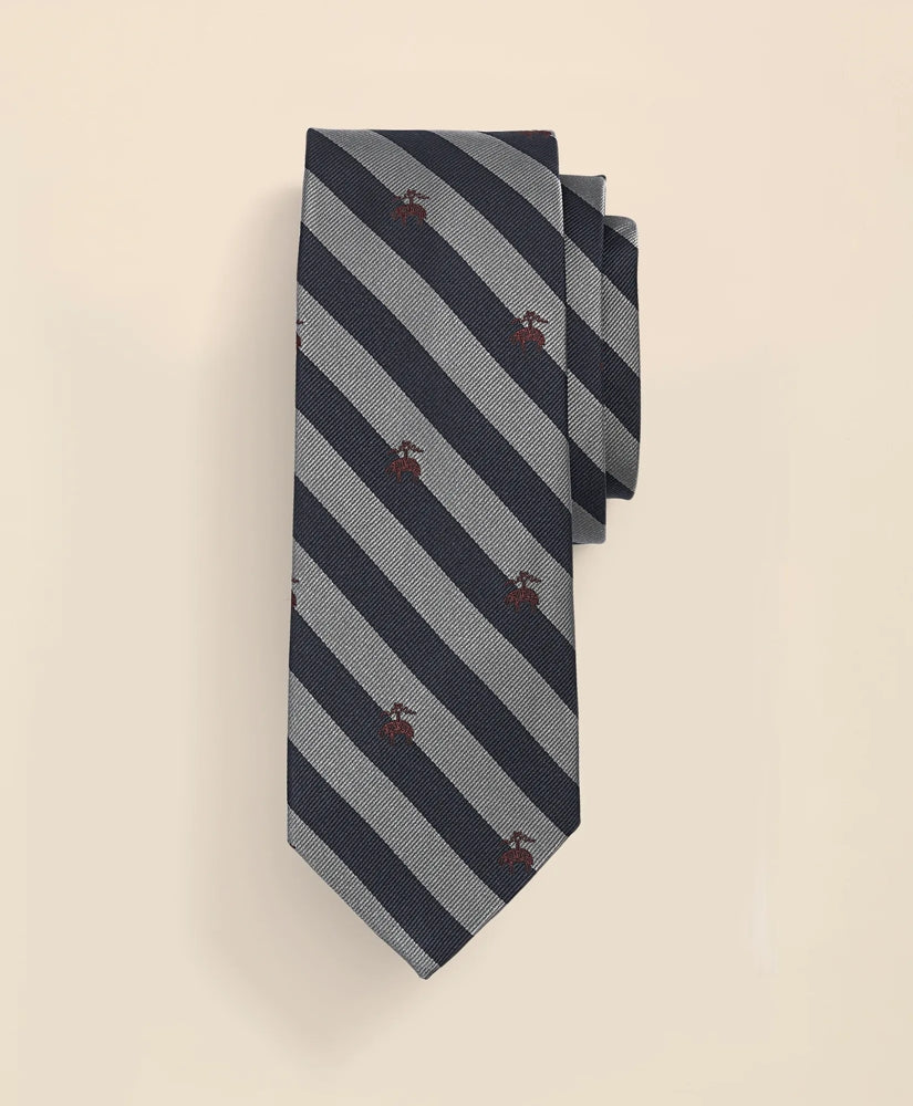 BB#4 Fleece Rep Tie | Brooks Brothers online shop - US 3799