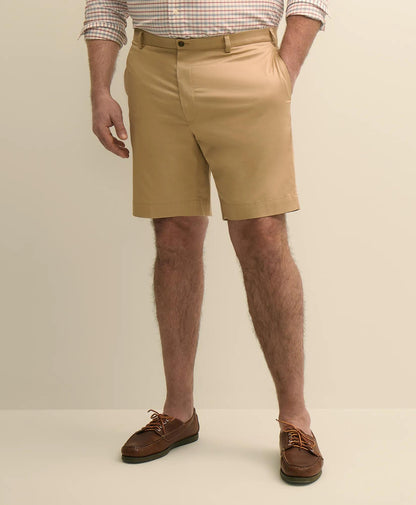 Big & Tall 10" Flat Front Stretch Advantage Chino® Shorts | Brooks Brothers on sale