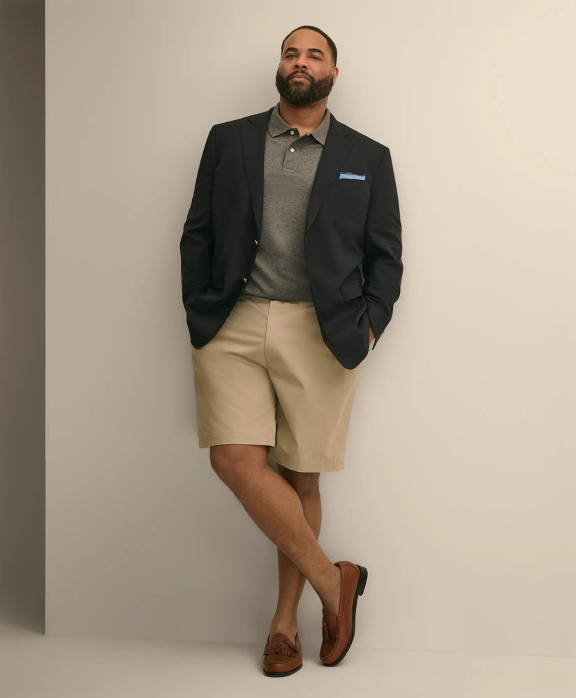 Big & Tall 10" Flat Front Stretch Advantage Chino® Shorts | Brooks Brothers on sale - US 3455