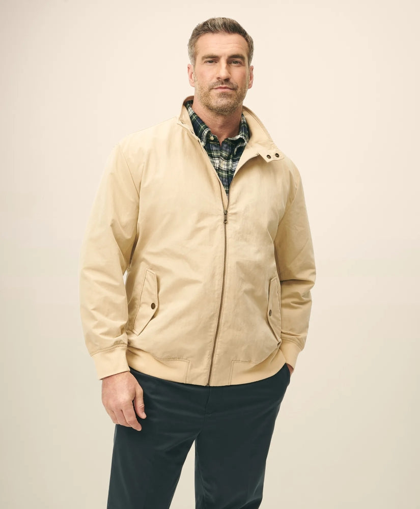Big & Tall Bomber Jacket in Cotton Blend | Brooks Brothers discount - US 5657