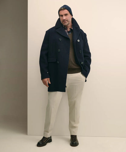 Big & Tall Classic Wool Pea Coat | Brooks Brothers for sale