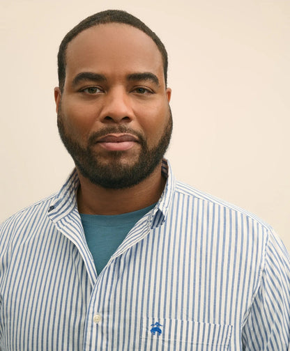 Big & Tall Friday Shirt, Poplin Bengal Stripe | Brooks Brothers discount