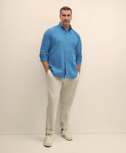 Big & Tall Friday Shirt, Poplin Check | Brooks Brothers sale
