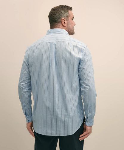 Big & Tall Friday Shirt, Poplin Stripes | Brooks Brothers online