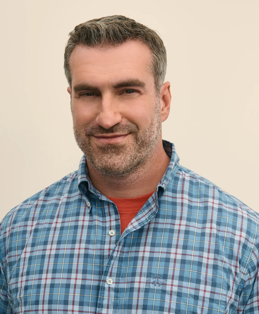 Big & Tall Friday Shirt, Poplin Tartan | Brooks Brothers online