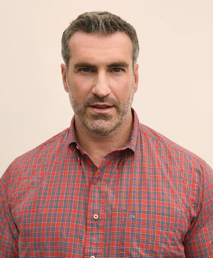 Big & Tall Friday Shirt, Poplin Tartan | Brooks Brothers cheap