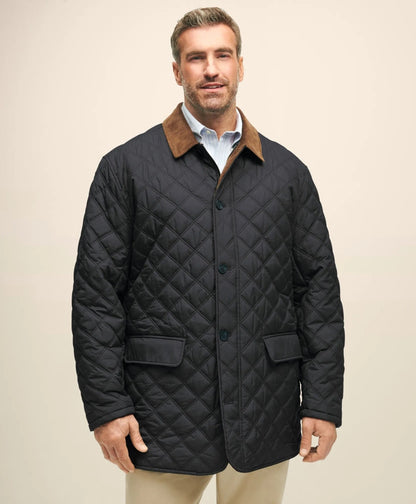 Big & Tall Paddock Diamond Quilted Coat | Brooks Brothers sale - US 6995
