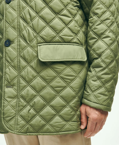 Big & Tall Paddock Diamond Quilted Coat | Brooks Brothers sale