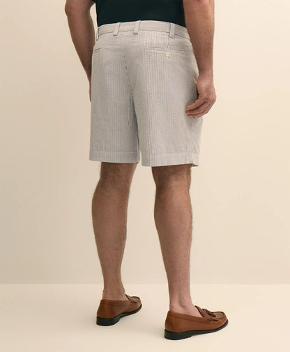 Big & Tall Stretch Cotton Seersucker Shorts | Brooks Brothers online shop