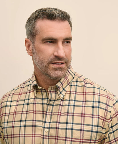 Big & Tall Stretch Supima® Cotton Non-Iron Twill Polo Button-Down Collar Tartan Shirt | Brooks Brothers for sale
