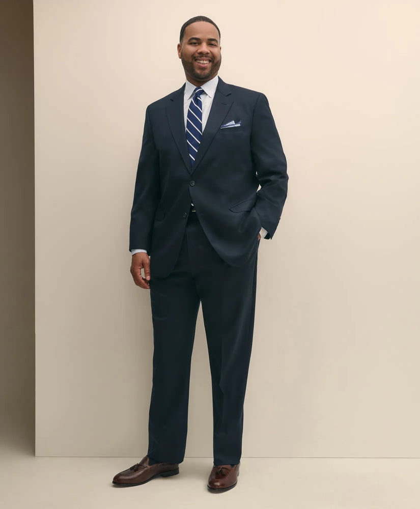 Big & Tall Stretch Wool Two-Button 1818 Suit | Brooks Brothers sale - US 7114