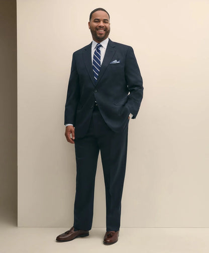 Big & Tall Stretch Wool Two-Button 1818 Suit | Brooks Brothers sale - US 7114