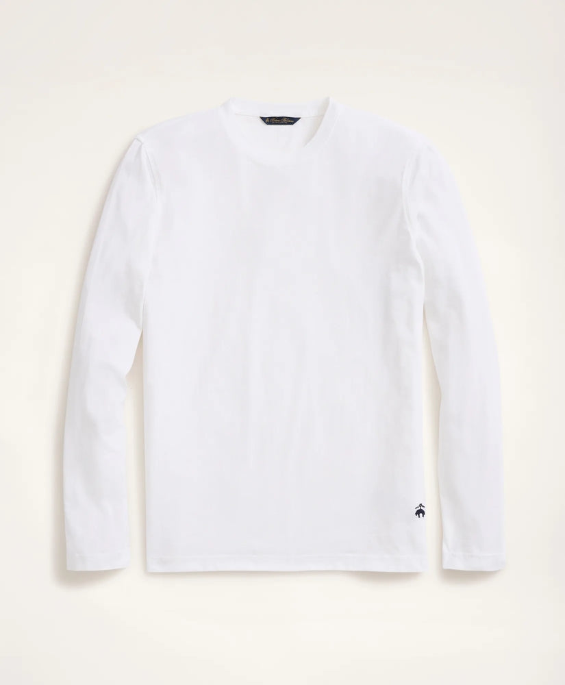 Big & Tall Supima® Cotton Long-Sleeve Logo T-Shirt | Brooks Brothers online - US 2803