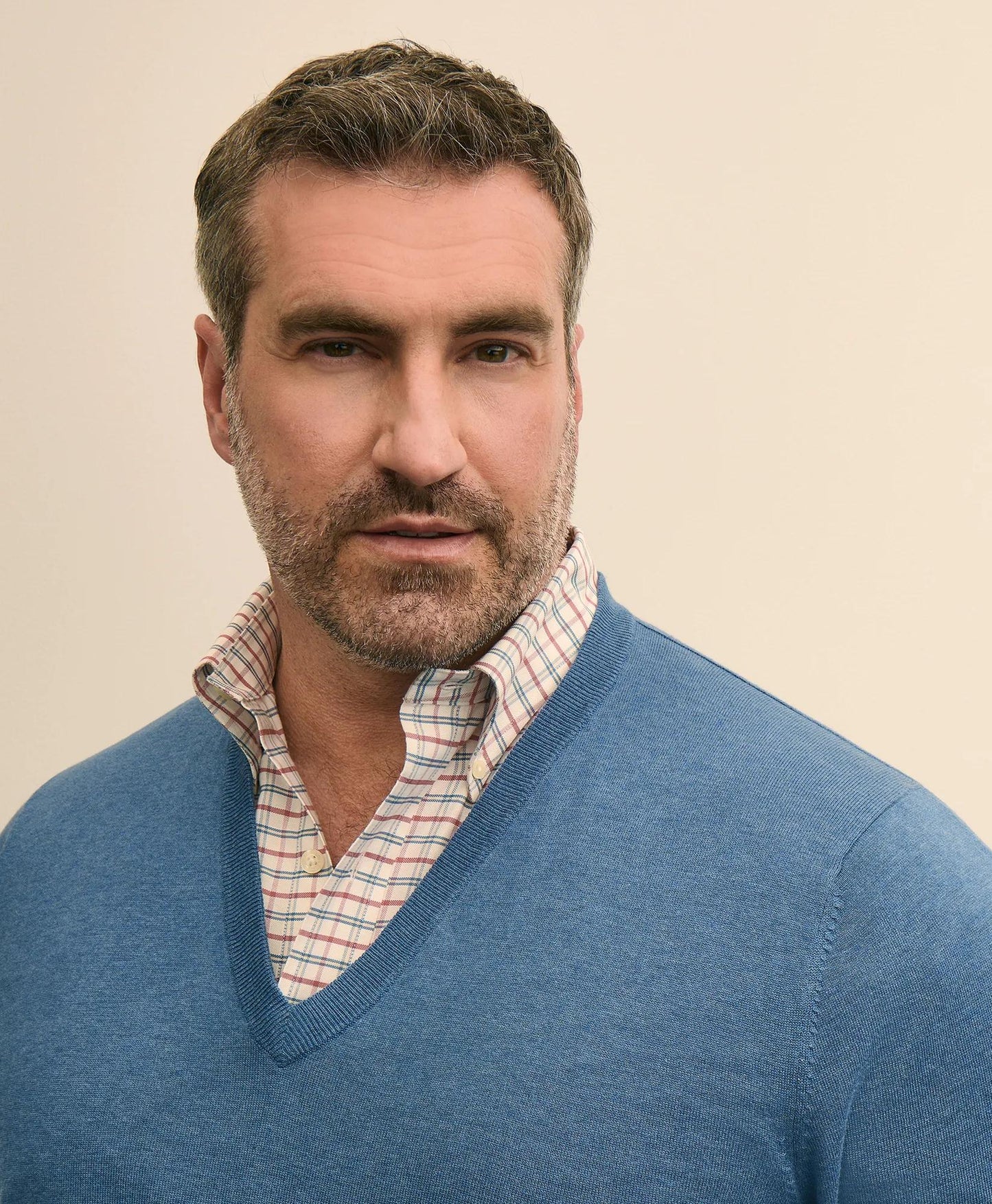 Big & Tall Supima® Cotton V-Neck Sweater | Brooks Brothers cheap