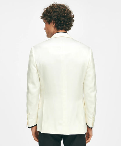 Black Fleece Peak Lapel Dinner Jacket in Silk Dupioni | Brooks Brothers sale