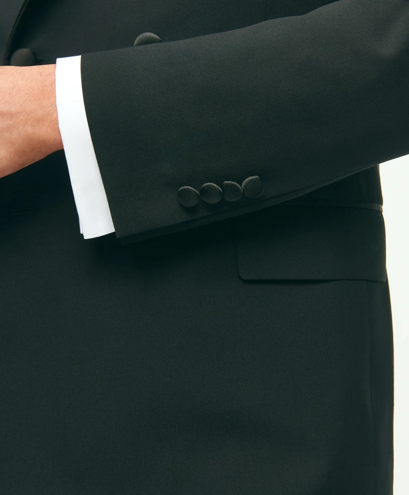 Black Fleece Peak Lapel Tuxedo in Wool-Silk | Brooks Brothers sale