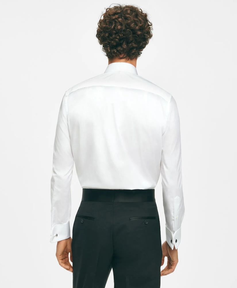 Black Fleece Pique Bib Londoner Collar Tuxedo Shirt in Sea Island Cotton | Brooks Brothers cheap
